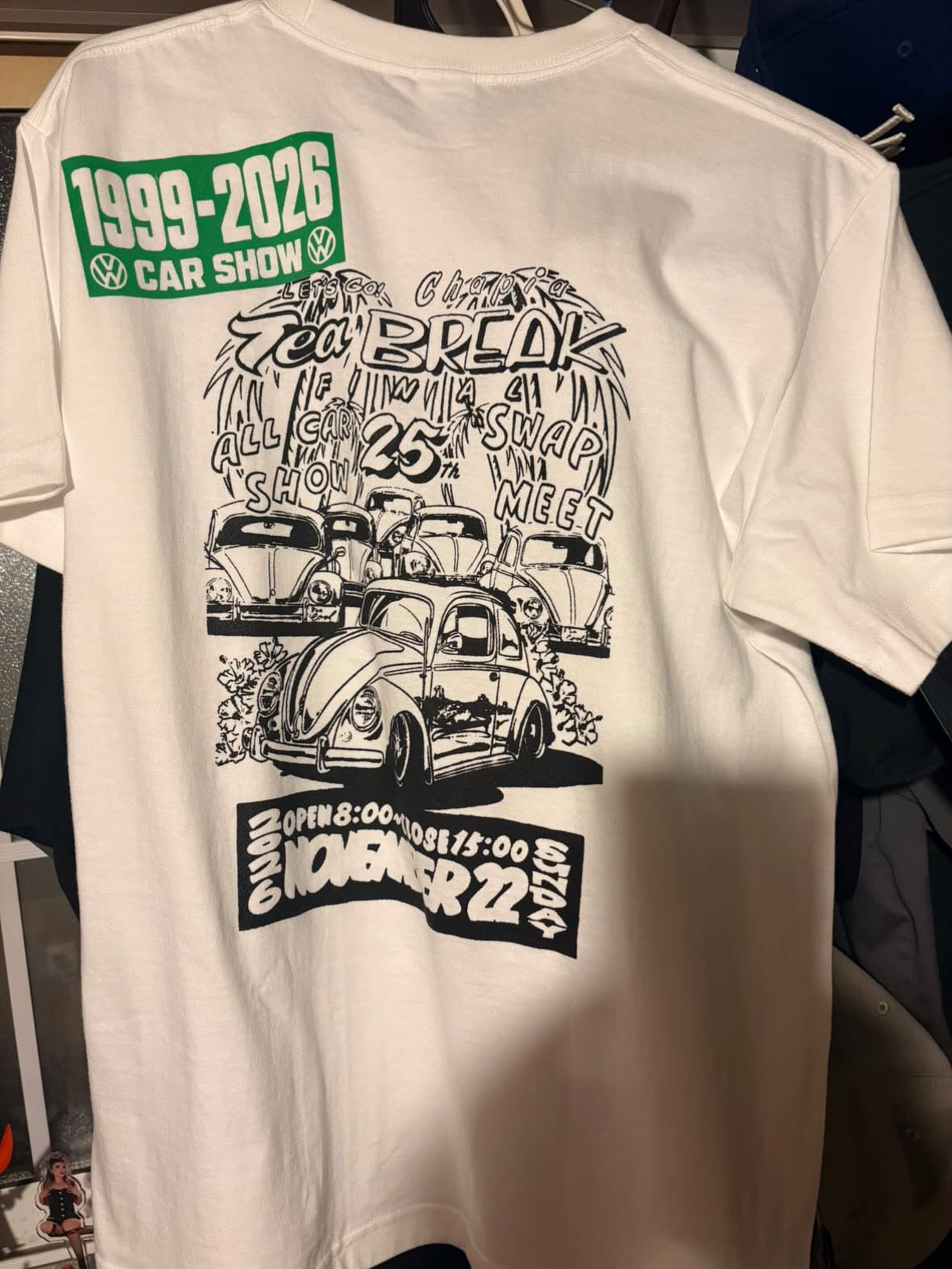 世界に一枚しかないTシャツのアート作品を作ってもらいましたー
